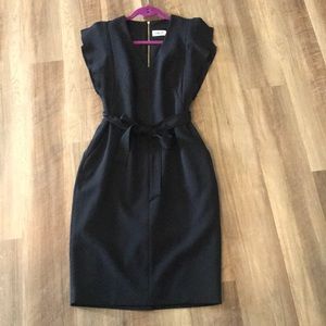 Eliza J. Black Dress w/ Bow Tie Waist (2/XS-S)